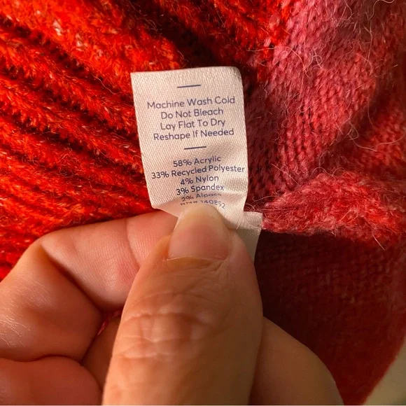 Marine Layer Alma Puff Sleeve Sweater Women’s S NWT - Picture 6 of 6